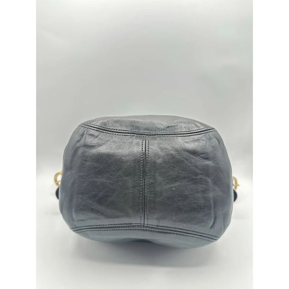Vintage Coach Monterey Hobo Bag 0343-210 Black Leather Shoulder Purse USA